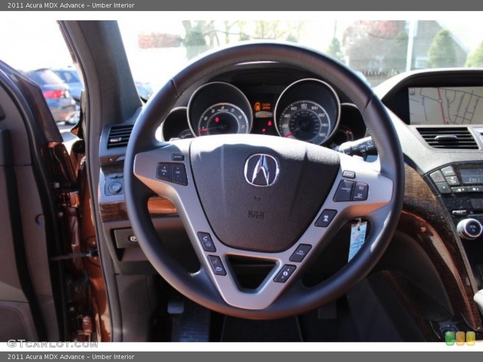 Umber Interior Steering Wheel for the 2011 Acura MDX Advance #63475197