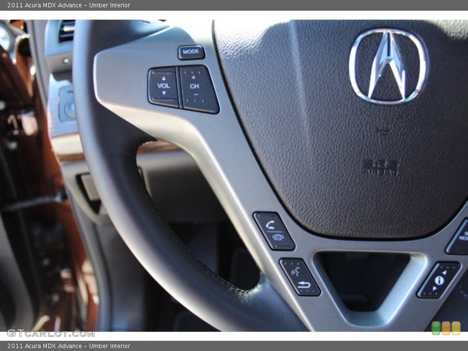 Umber Interior Controls for the 2011 Acura MDX Advance #63475207