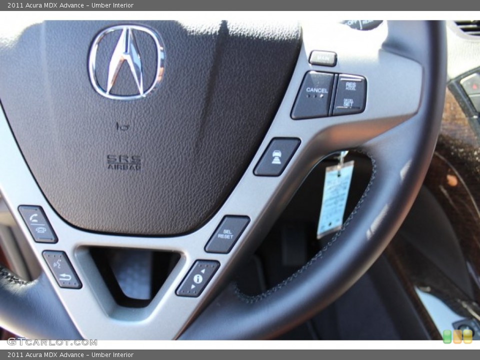 Umber Interior Controls for the 2011 Acura MDX Advance #63475219
