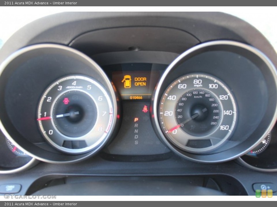 Umber Interior Gauges for the 2011 Acura MDX Advance #63475225