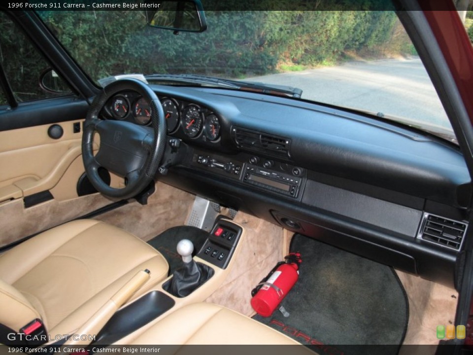 Cashmere Beige Interior Dashboard for the 1996 Porsche 911 Carrera #63476053
