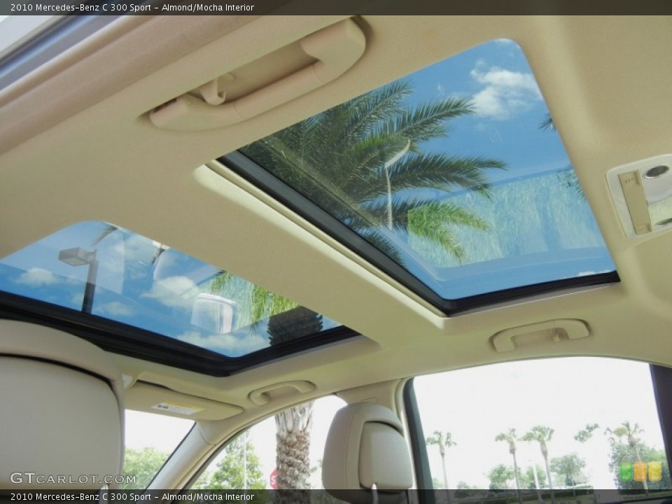 Almond/Mocha Interior Sunroof for the 2010 Mercedes-Benz C 300 Sport #63481456