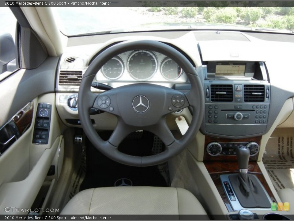 Almond/Mocha Interior Dashboard for the 2010 Mercedes-Benz C 300 Sport #63481477