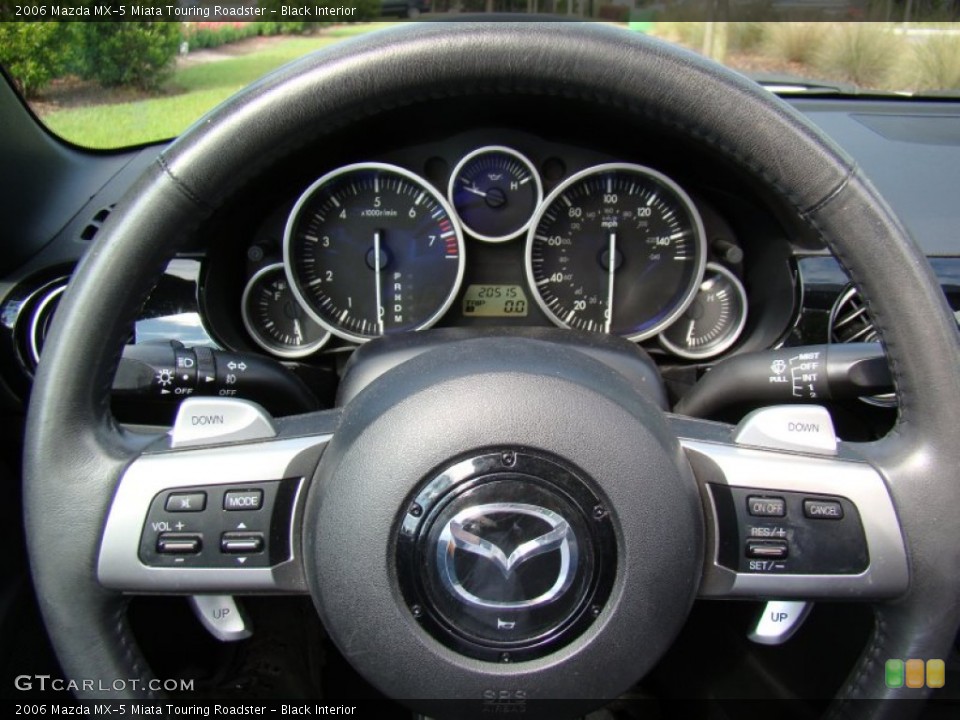 Black Interior Steering Wheel for the 2006 Mazda MX-5 Miata Touring Roadster #63485052