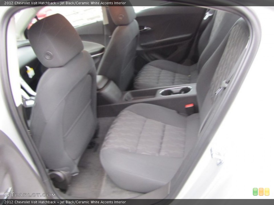 Jet Black/Ceramic White Accents Interior Photo for the 2012 Chevrolet Volt Hatchback #63499856