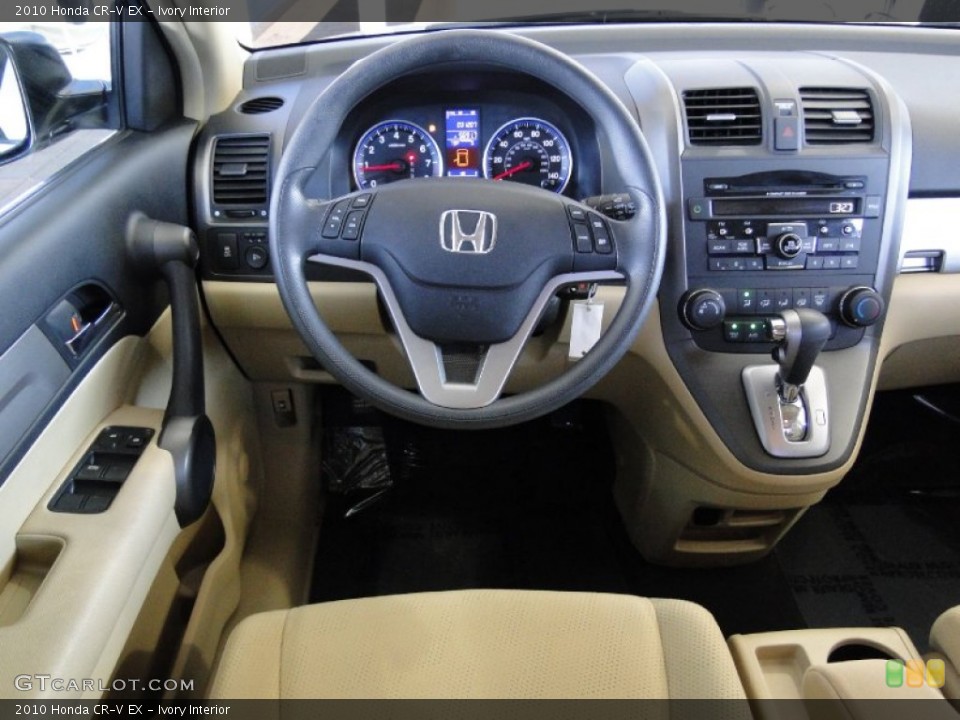 Ivory Interior Dashboard for the 2010 Honda CR-V EX #63508342