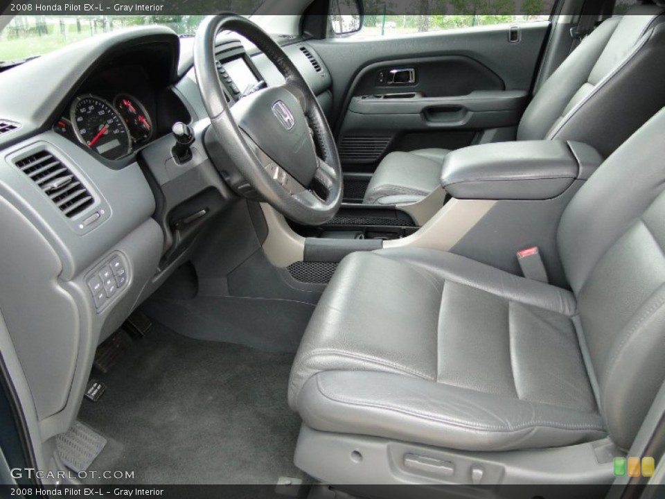Gray Interior Photo for the 2008 Honda Pilot EX-L #63508570