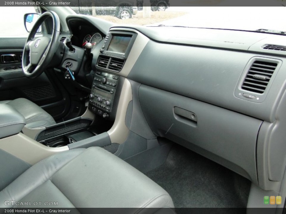 Gray Interior Dashboard for the 2008 Honda Pilot EX-L #63508645