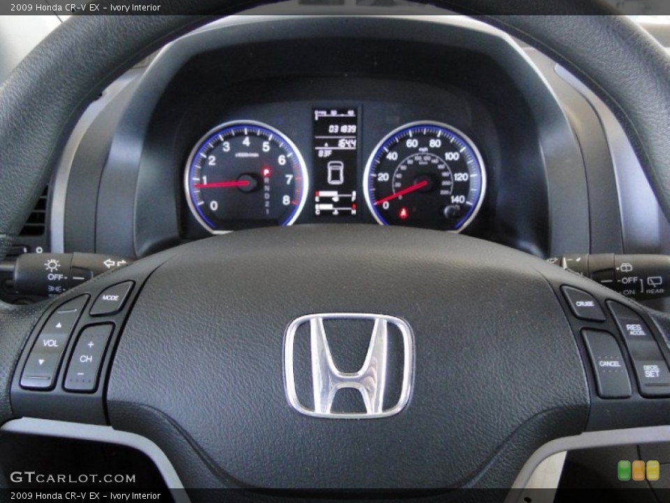 Ivory Interior Steering Wheel for the 2009 Honda CR-V EX #63508786