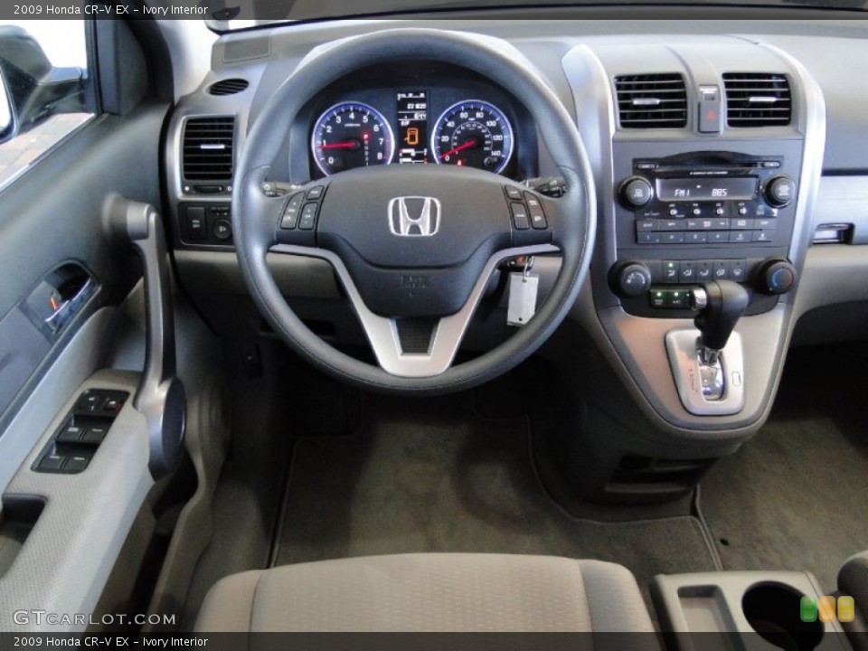 Ivory Interior Dashboard for the 2009 Honda CR-V EX #63508804