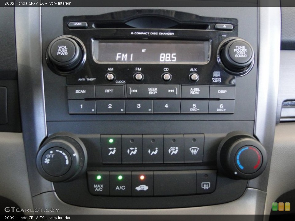 Ivory Interior Controls for the 2009 Honda CR-V EX #63508809