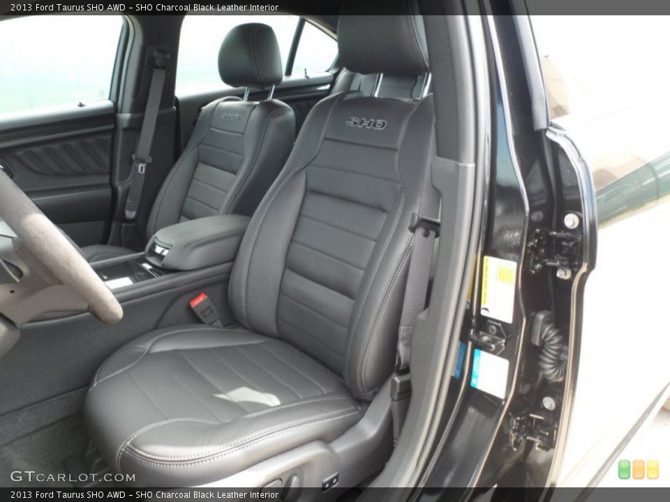 SHO Charcoal Black Leather Interior Photo for the 2013 Ford Taurus SHO AWD #63509219
