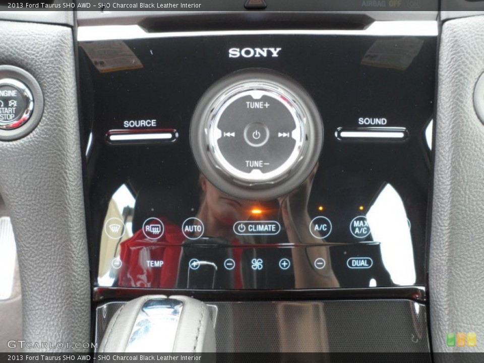 SHO Charcoal Black Leather Interior Controls for the 2013 Ford Taurus SHO AWD #63509248