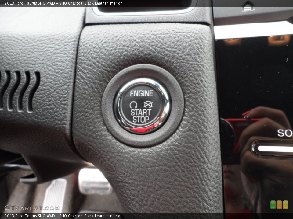 SHO Charcoal Black Leather Interior Controls for the 2013 Ford Taurus SHO AWD #63509255