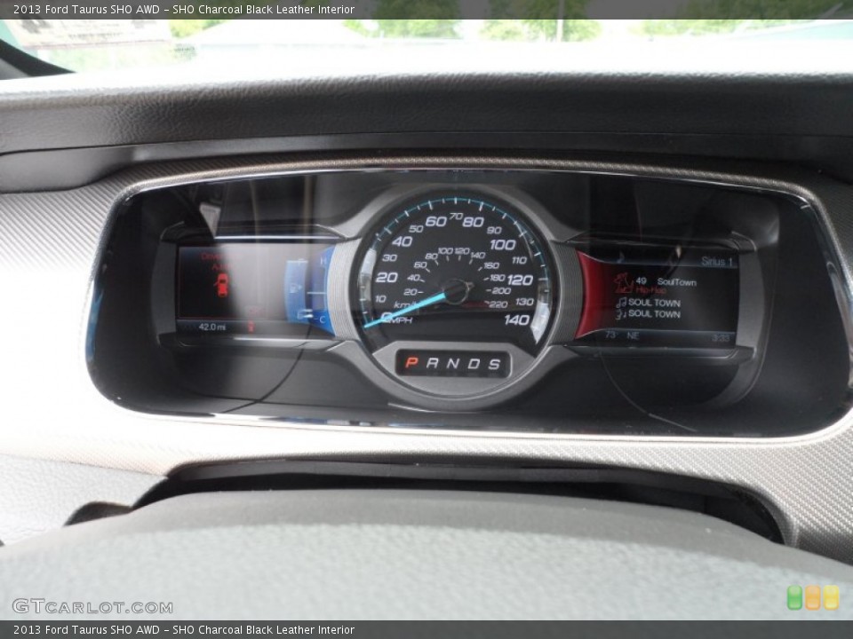 SHO Charcoal Black Leather Interior Gauges for the 2013 Ford Taurus SHO AWD #63509275