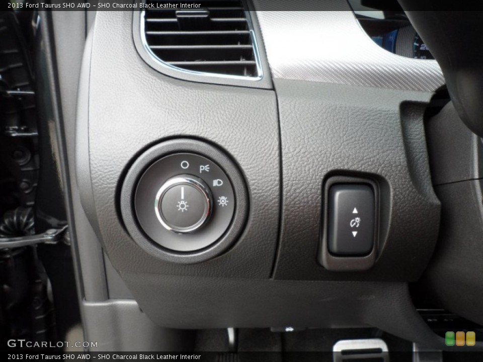 SHO Charcoal Black Leather Interior Controls for the 2013 Ford Taurus SHO AWD #63509281