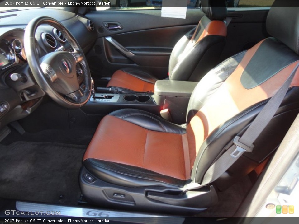 Ebony/Morocco Interior Photo for the 2007 Pontiac G6 GT Convertible #63510511