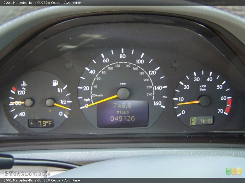 Ash Interior Gauges for the 2001 Mercedes-Benz CLK 320 Coupe #63511744