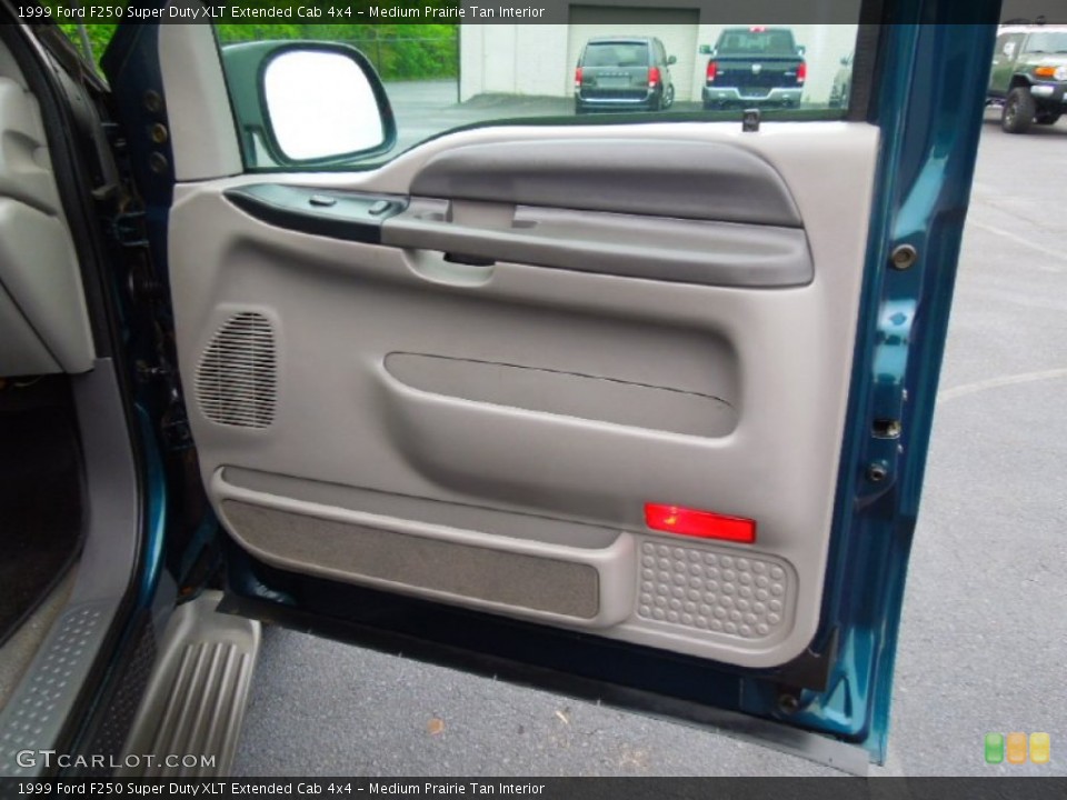 Medium Prairie Tan Interior Door Panel for the 1999 Ford F250 Super Duty XLT Extended Cab 4x4 #63513043