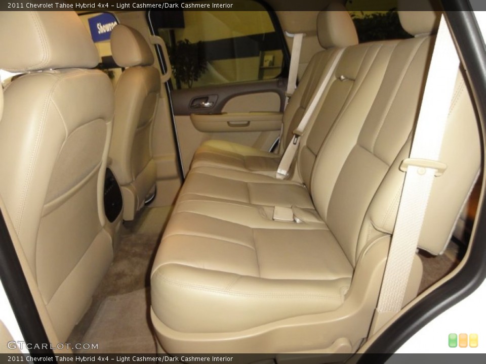 Light Cashmere/Dark Cashmere Interior Rear Seat for the 2011 Chevrolet Tahoe Hybrid 4x4 #63513144