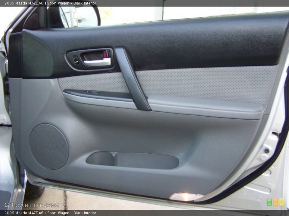 Black Interior Door Panel for the 2006 Mazda MAZDA6 s Sport Wagon #63518773