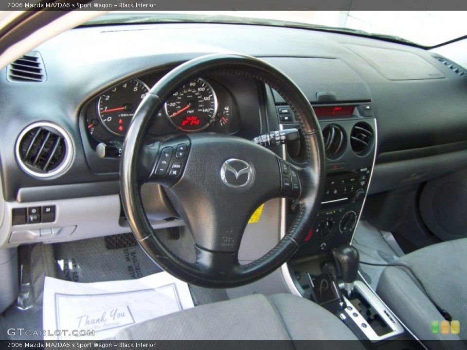 Black Interior Dashboard for the 2006 Mazda MAZDA6 s Sport Wagon #63518807