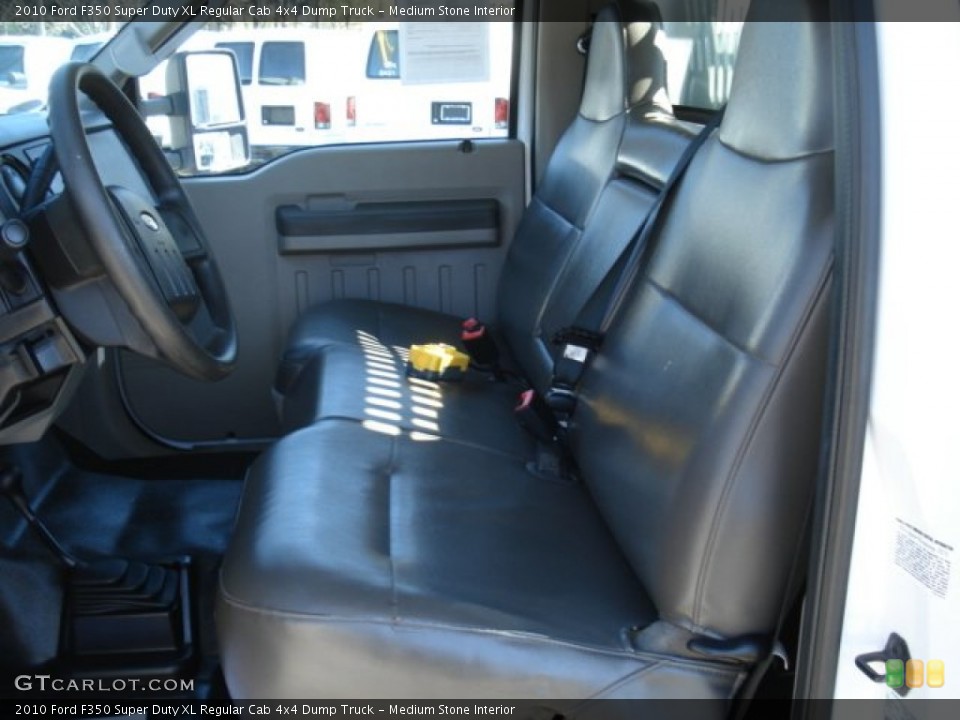 Medium Stone Interior Photo for the 2010 Ford F350 Super Duty XL Regular Cab 4x4 Dump Truck #63520559
