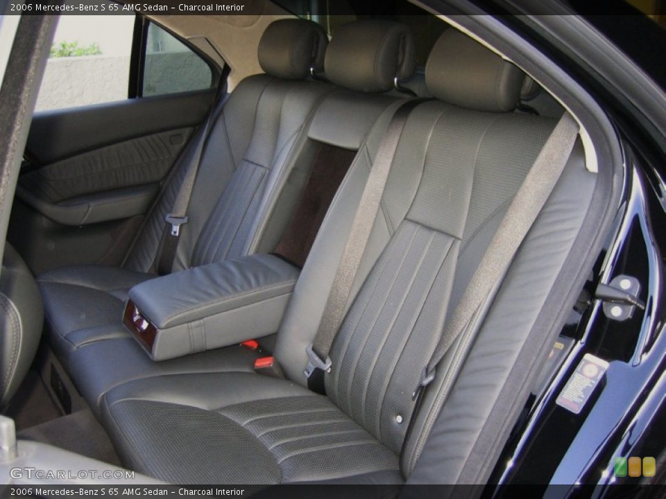 Charcoal Interior Rear Seat for the 2006 Mercedes-Benz S 65 AMG Sedan #63522470