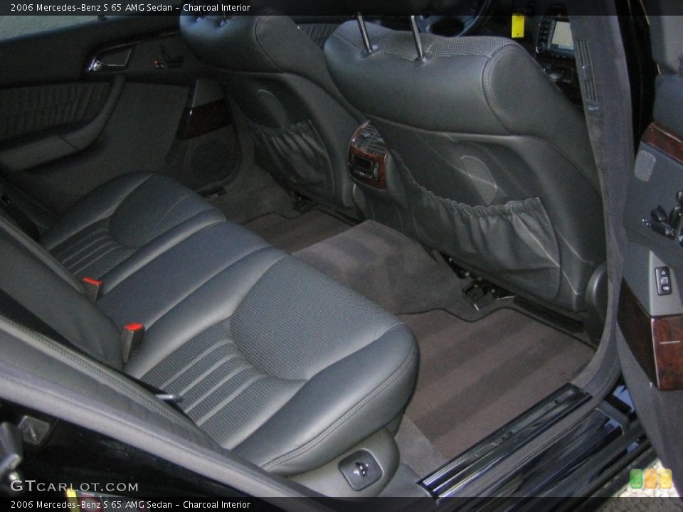 Charcoal Interior Rear Seat for the 2006 Mercedes-Benz S 65 AMG Sedan #63522488