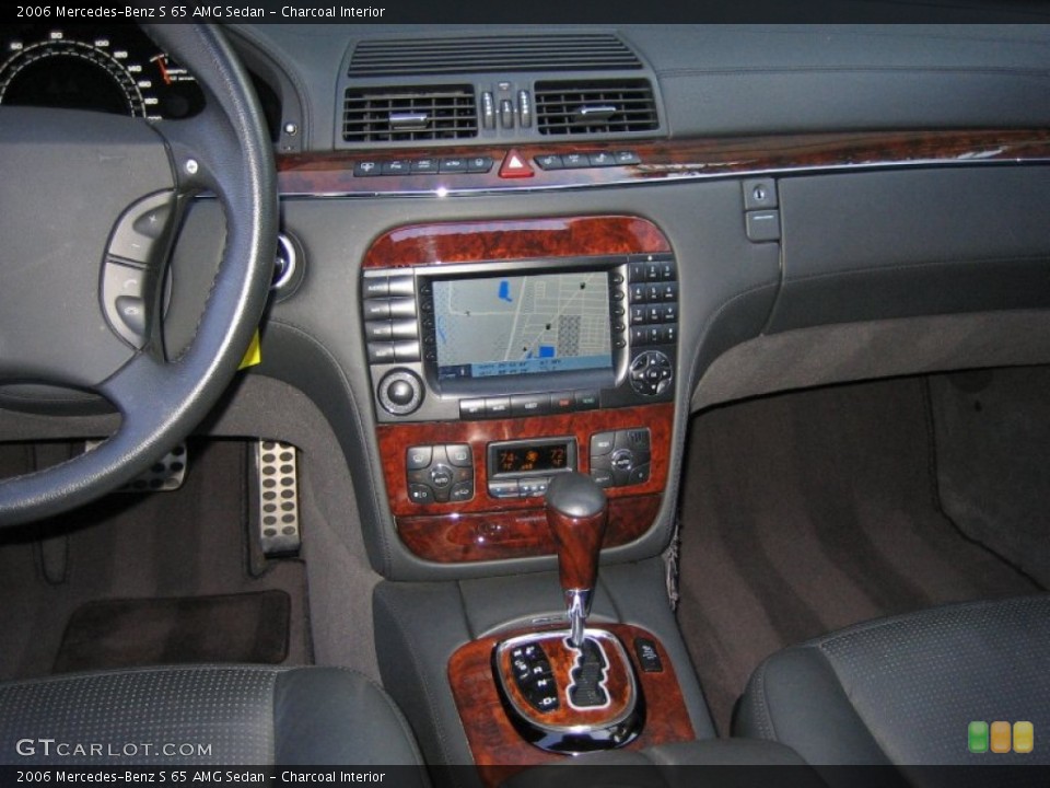 Charcoal Interior Controls for the 2006 Mercedes-Benz S 65 AMG Sedan #63522542