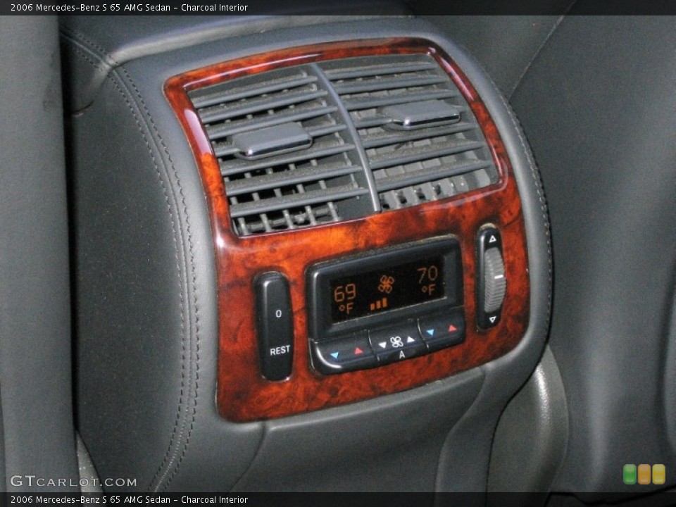 Charcoal Interior Controls for the 2006 Mercedes-Benz S 65 AMG Sedan #63522602