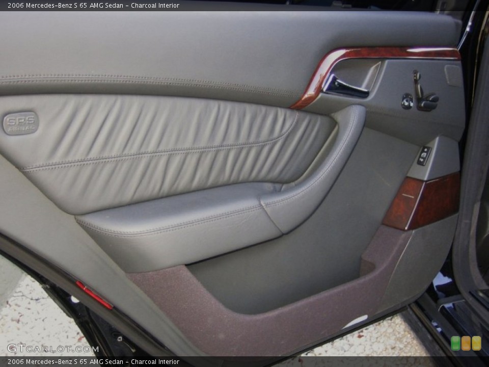 Charcoal Interior Door Panel for the 2006 Mercedes-Benz S 65 AMG Sedan #63522644