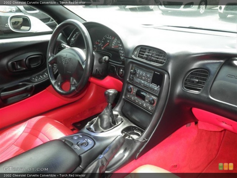 Torch Red Interior Photo for the 2002 Chevrolet Corvette Convertible #63531063