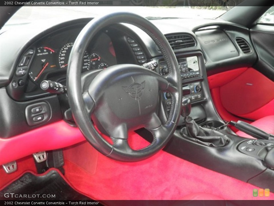 Torch Red Interior Photo for the 2002 Chevrolet Corvette Convertible #63531129
