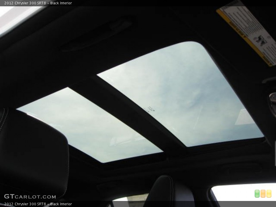 Black Interior Sunroof for the 2012 Chrysler 300 SRT8 #63540531