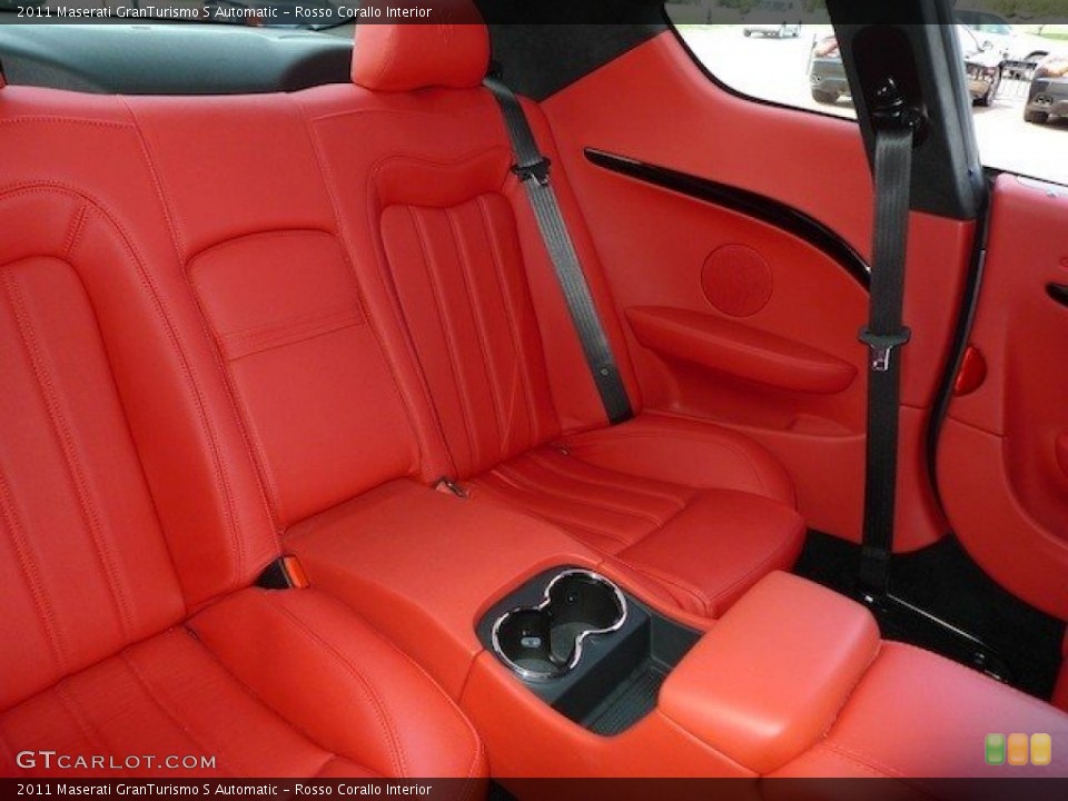 Rosso Corallo Interior Rear Seat for the 2011 Maserati GranTurismo S Automatic #63547698