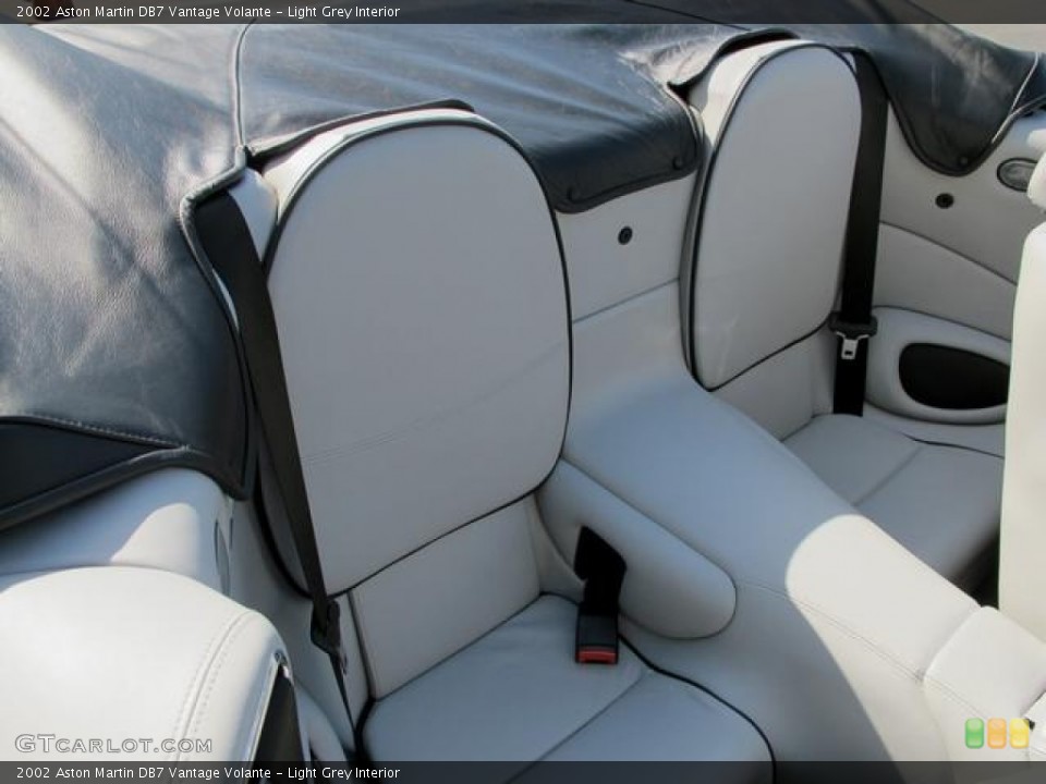 Light Grey Interior Rear Seat for the 2002 Aston Martin DB7 Vantage Volante #63547824