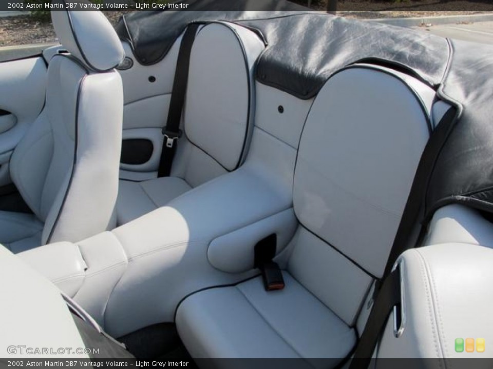 Light Grey Interior Rear Seat for the 2002 Aston Martin DB7 Vantage Volante #63547833