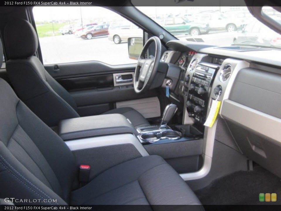 Black Interior Photo for the 2012 Ford F150 FX4 SuperCab 4x4 #63559676