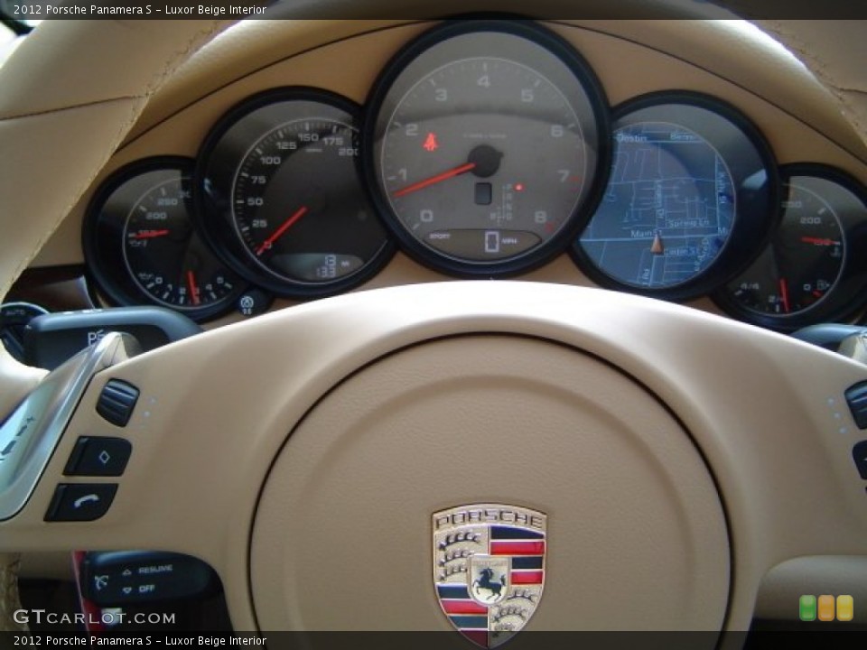 Luxor Beige Interior Gauges for the 2012 Porsche Panamera S #63560372