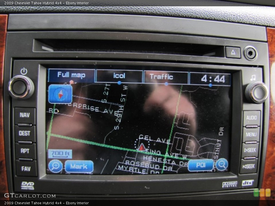 Ebony Interior Navigation for the 2009 Chevrolet Tahoe Hybrid 4x4 #63560780
