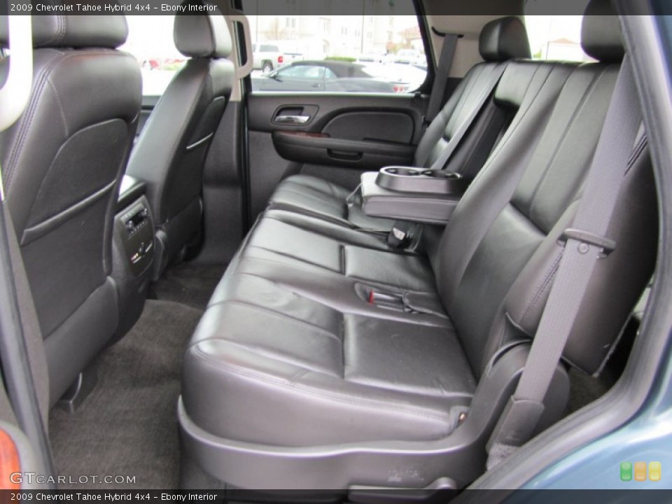 Ebony Interior Rear Seat for the 2009 Chevrolet Tahoe Hybrid 4x4 #63560849