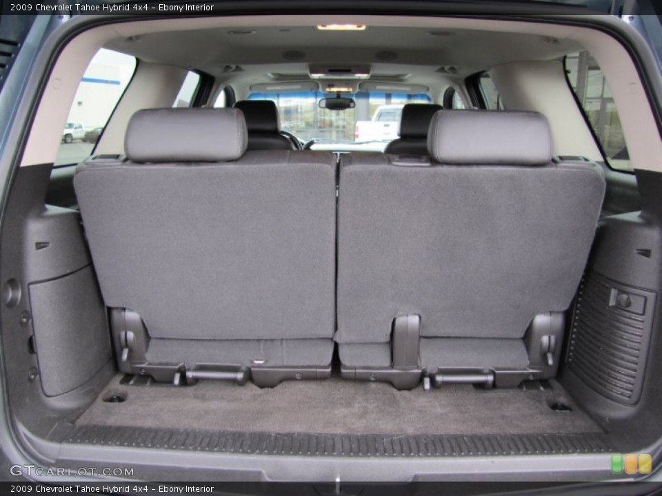 Ebony Interior Rear Seat for the 2009 Chevrolet Tahoe Hybrid 4x4 #63560894