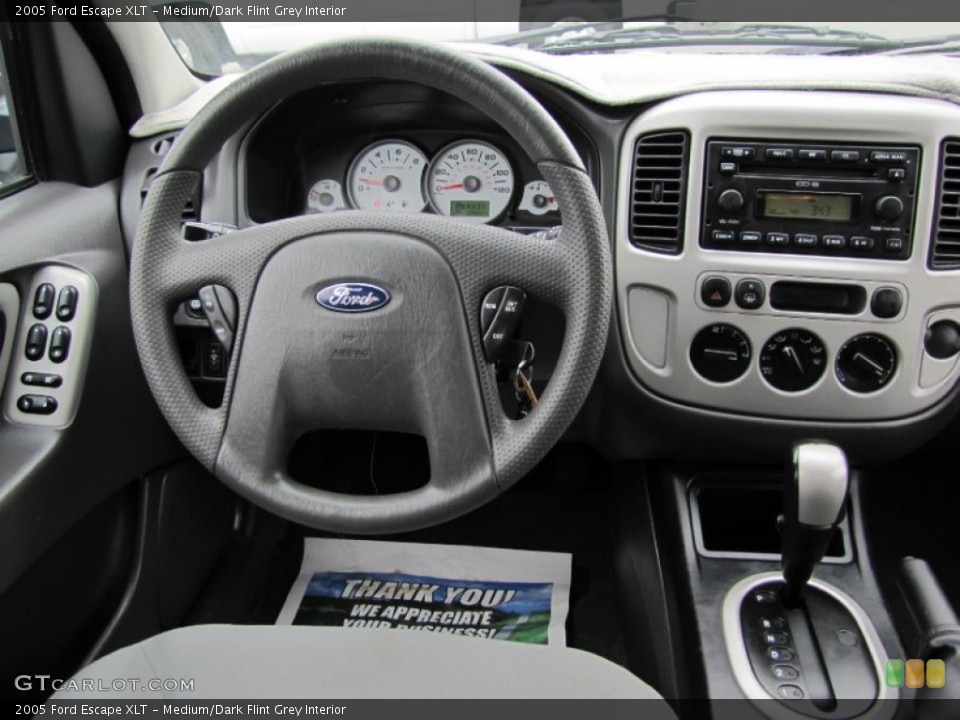 Medium/Dark Flint Grey Interior Dashboard for the 2005 Ford Escape XLT #63562205
