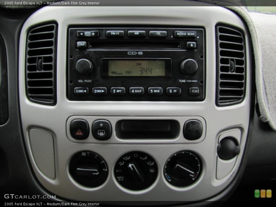 Medium/Dark Flint Grey Interior Controls for the 2005 Ford Escape XLT #63562279