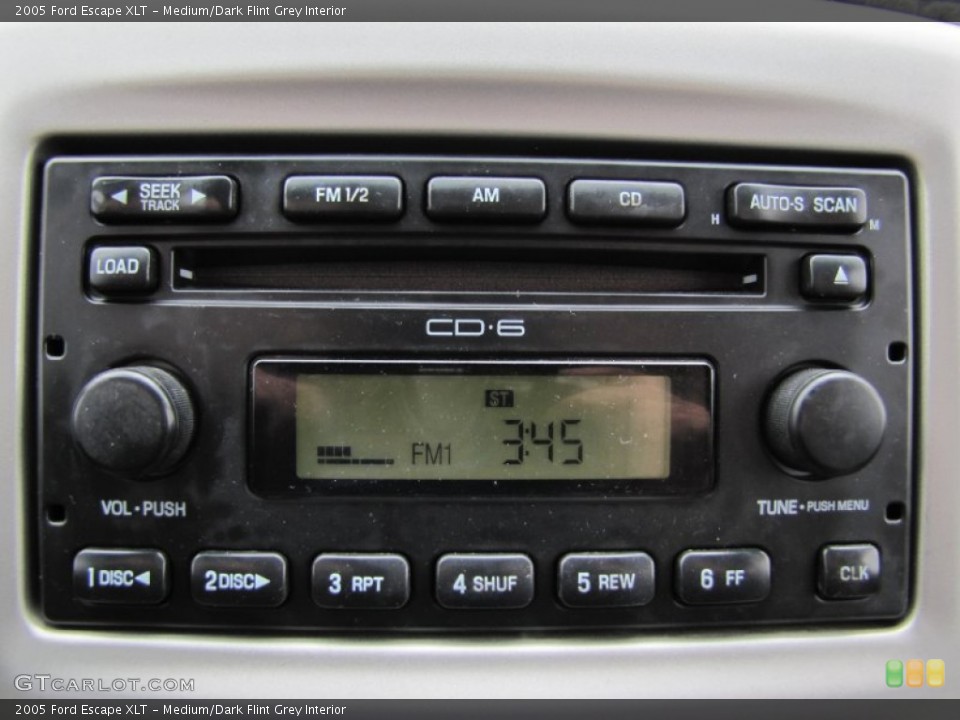 Medium/Dark Flint Grey Interior Audio System for the 2005 Ford Escape XLT #63562289