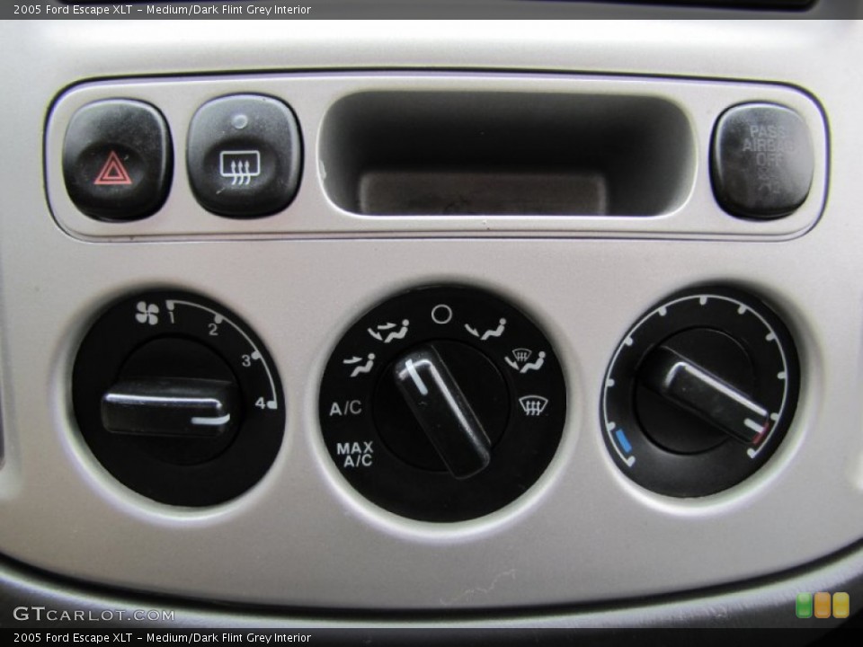 Medium/Dark Flint Grey Interior Controls for the 2005 Ford Escape XLT #63562297