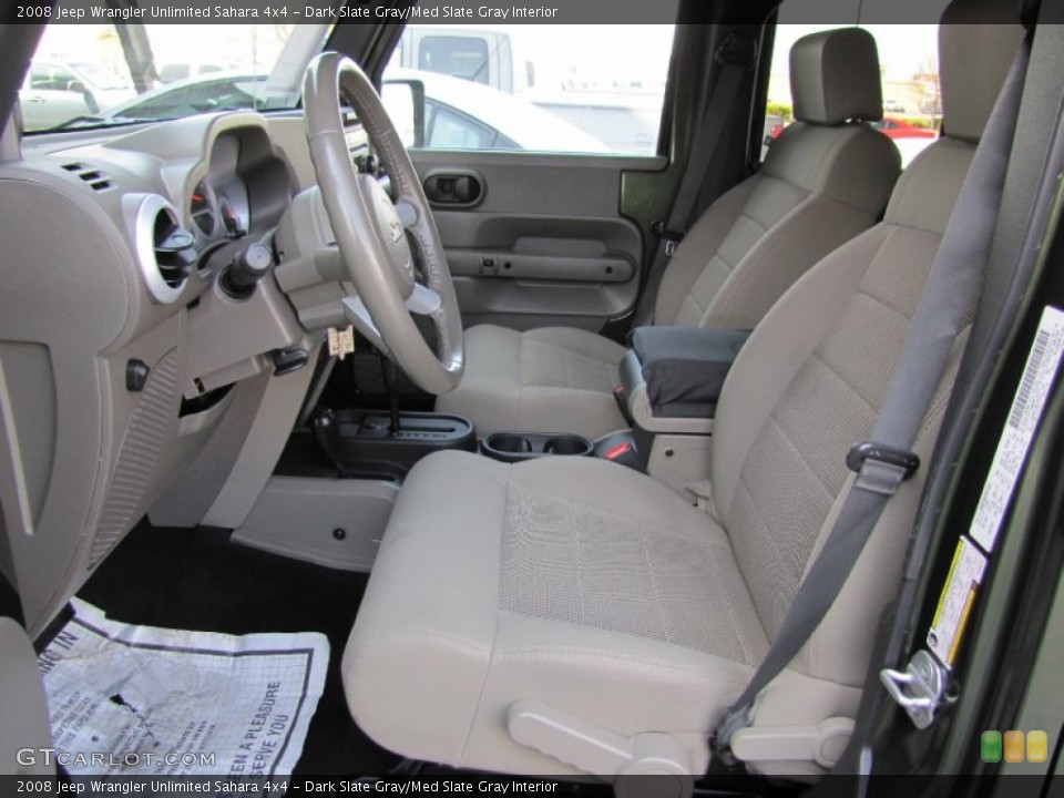 Dark Slate Gray/Med Slate Gray Interior Photo for the 2008 Jeep Wrangler Unlimited Sahara 4x4 #63563442