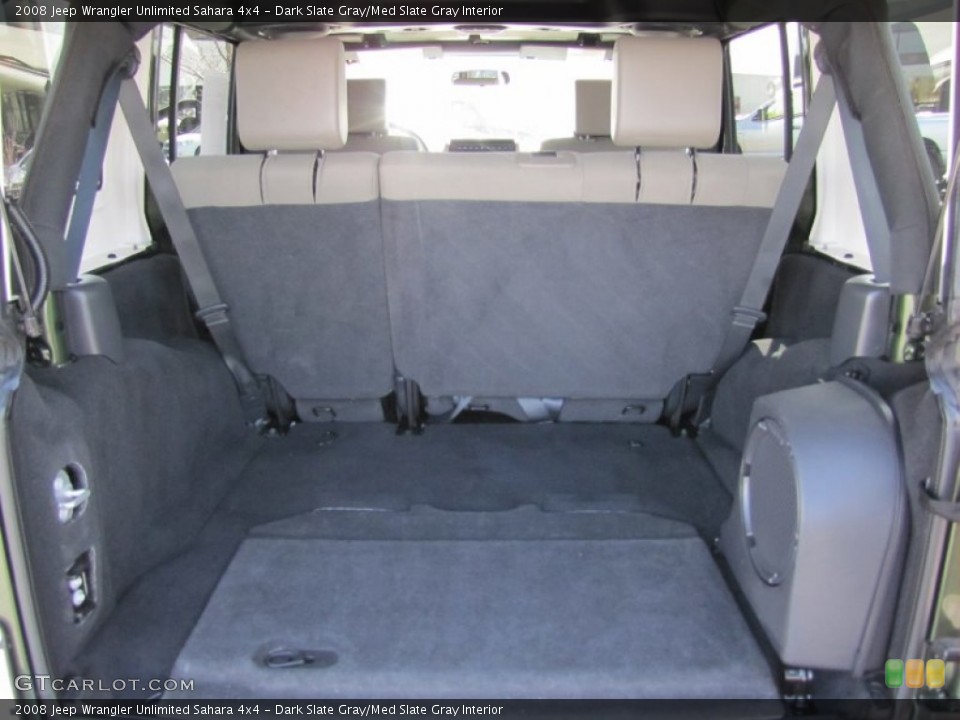 Dark Slate Gray/Med Slate Gray Interior Trunk for the 2008 Jeep Wrangler Unlimited Sahara 4x4 #63563579