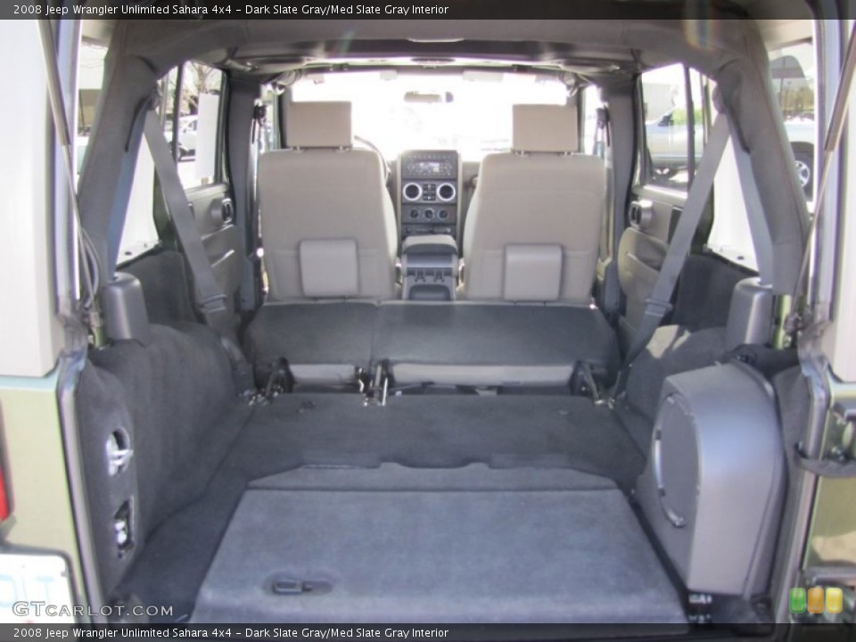 Dark Slate Gray/Med Slate Gray Interior Trunk for the 2008 Jeep Wrangler Unlimited Sahara 4x4 #63563584